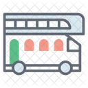 Double Etage Transports Locaux Transports Publics Icône