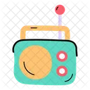 A drawing icon vector of radio  Icon