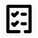 Liste De Controle Ordre Du Jour Liste Icon
