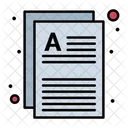 A Grade Grade Sheet Result Sheet Icon