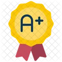 A Grade Grade Ribbon Icon