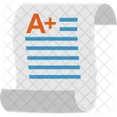 A+ Graded Paper  Icon