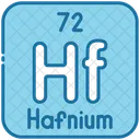 A Hafnium Chemistry Periodic Table Icon