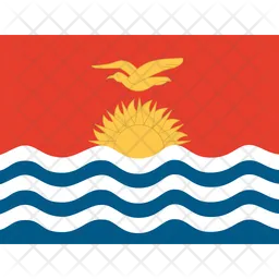 À Kiribati Flag Icône