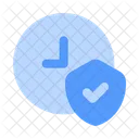 Largo Plazo Tiempo Seguro Icono