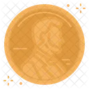 A Penny Penny Headup Belief Lucky Luck Goodluck Coin Icon