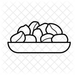 A Plate Of Nuts  Icon
