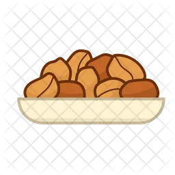 A Plate Of Nuts  Icon