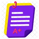 Mark Report Examination Icon