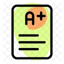 A Plus Result  Icon