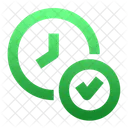 A Tiempo Reloj Tiempo Icono