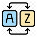 A To Z Letter Sorting Icon