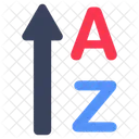 A To Z Alphabets Text Asort Icon