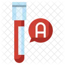 A Type Blood Blood Tube Test Tube Icon