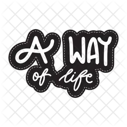 A way of life sticker  Icon