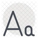 Aa A Letter Icon