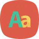 Aa Alphabet Creative Icon