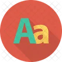 Aa Alphabet Creative Icon