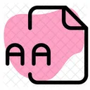 Aa File  Icon