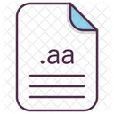 Aa File Document Icon