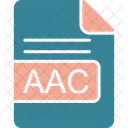 Aac Arquivo Formato Ícone