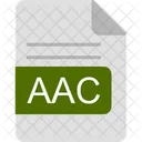 Aac Arquivo Formato Ícone