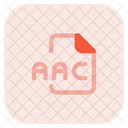 AAC Datei Audiodatei Audioformat Symbol