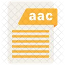 Aac Format Document Icon