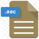 Aac 파일 종이 아이콘