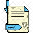 Aac Document Format Icon