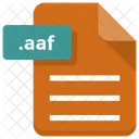 Aaf File Paper Icon