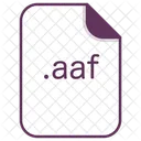 Aaf File Document Icon