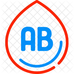 AB blood type  Icon