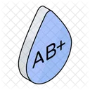 Ab+ Blut  Symbol