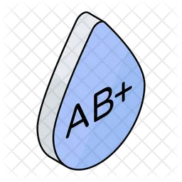 Ab+ Blut  Symbol