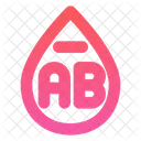 Ab negative blood  Icon