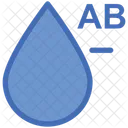 Ab Negative Blood Group  Icon