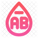 Ab negative blood  Icon