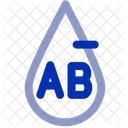Ab Negative Blood Type Icon