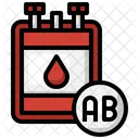 Ab positives Blut  Symbol