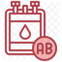 Ab positives Blut  Symbol