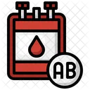 Ab Positive Blood  Icon