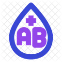 Ab Positive Blood Blood Type Donor Icon
