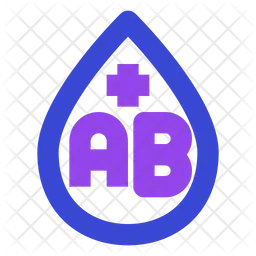 Ab positive blood  Icon