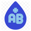 Ab Positive Blood  Icon