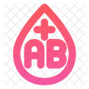 Ab Positive Blood Blood Type Donor Icon