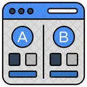 Ab Test Comparison Test Split Testing Icône
