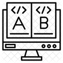 Split Testing Usability Testing Comparison Test Icône