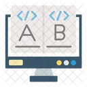 Split Testing Usability Testing Comparison Test 아이콘