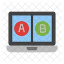 Ab Testing Split Testing Usability Testing Icon